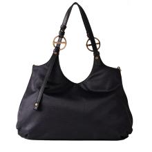 Borbonese Borsa a spalla Medium Dark Black - 1