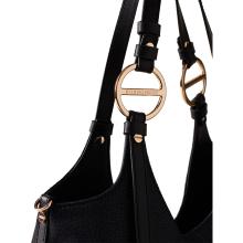 Borbonese Borsa a spalla Medium Dark Black - 4