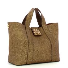 Borbonese Borsa a mano Medium OP Naturale Nero - 2