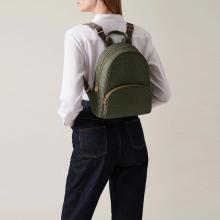 Borbonese Zaino Medium Verde Militare - 2