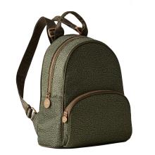 Borbonese Zaino Medium Verde Militare - 4