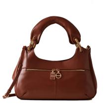 Borbonese Borsa a mano in pelle Cuoio OP Naturale - 1