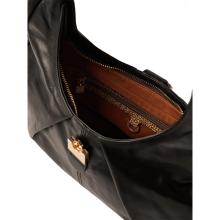 Borbonese Hobo Bag Cortina Medium Nero - 5