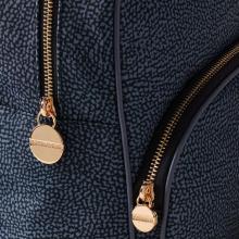 Borbonese Zaino Medium Denim - 5