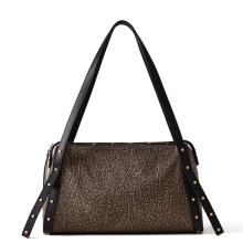 Borbonese Bauletto Metropole Medium OP Naturale Nero - 1