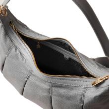 Borbonese Hobo Bag Croissant Medium Cloud - 4