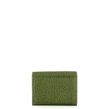 Borbonese Portafoglio Medium RFID in Nylon Riciclato Verde Militare - 2