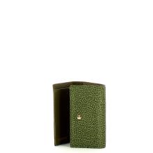 Borbonese Portafoglio Medium RFID in Nylon Riciclato Verde Militare - 3