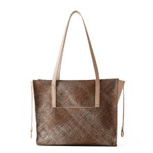 Borbonese Shopping Livre Medium OP Naturale Porridge - 1