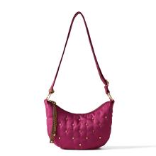 Borbonese Mini Borsa Luna Bag Colette Amarone OP Naturale - 1
