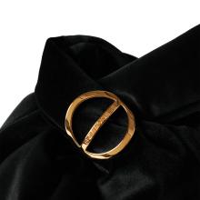 Borbonese Borsa a mano Twinnie Small in velluto Nero - 4