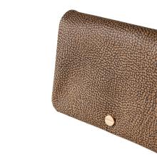 Borbonese Mini Borsa a tracolla in tela rivestita OP Naturale Nero - 4