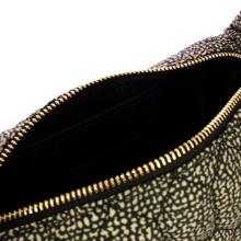 Borbonese Hobo Bag Honey Small OP Naturale Nero - 5