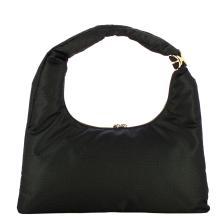 Borbonese Hobo Bag Twinnie Large Dark Black - 3