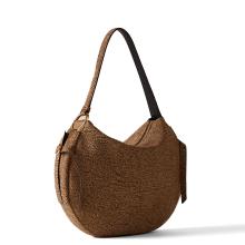 Borbonese Hobo Bag Bridle Medium OP Naturale - 2