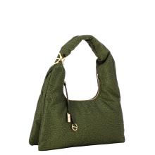 Borbonese Hobo Bag Twinnie Small Alloro - 2