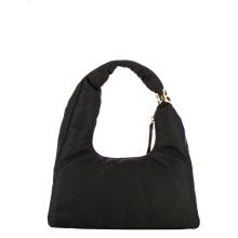 Borbonese Hobo Bag Twinnie Small Dark Black - 3