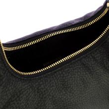 Borbonese Hobo Bag Twinnie Small Dark Black - 4