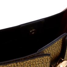 Borbonese Borsa Secchiello Small OP Naturale Nero - 4