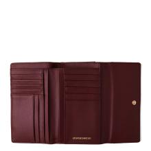 Borbonese Portafoglio Medium RFID in Nylon Riciclato Merlot - 3