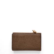 Borbonese Portafoglio Medium RFID in tela rivestita OP Naturale Nero - 2