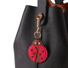 Borbonese Portachiavi Coccinella OP Naturale Rosso Corallo - 2