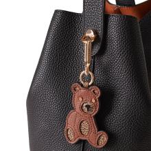 Borbonese Portachiavi Orso OP Naturale Cuoio - 2