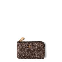 Borbonese Bustina Portachiavi OP Naturale Nero - 1