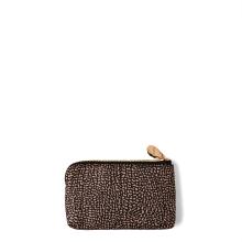 Borbonese Bustina Portachiavi OP Naturale Nero - 2