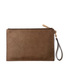 Borbonese Busta piatta in tela rivestita OP Naturale - 2