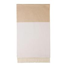 Borbonese Stola misto cotone Panna Beige Marrone - 2