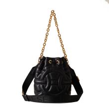 Borbonese Secchiello Mini Rondo' Nero OP Naturale - 3