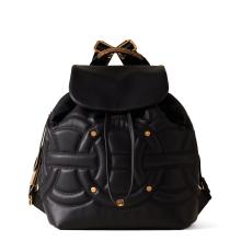 Borbonese Zaino Rondò Medium Nero OP Naturale - 1