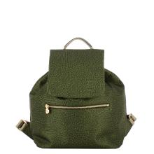 Borbonese Zaino Medium in Nylon Riciclato Alloro - 1