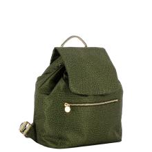 Borbonese Zaino Medium in Nylon Riciclato Alloro - 2