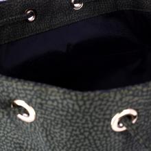 Borbonese Zaino Medium in Nylon Riciclato Alloro - 4