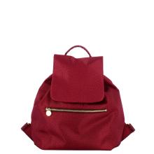 Borbonese Zaino Medium in Nylon Riciclato Merlot - 1