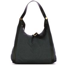 Borbonese Borsa Hobo Medium Nero - 1