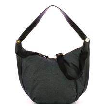 Borbonese Hobo Bag Medium Nero - 1