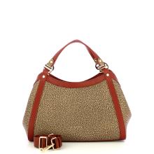 Borbonese Bauletto Medium OP Naturale Cuoio - 4