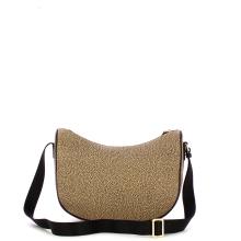 Borbonese Tracolla Luna Bag Smal OP Naturale Nero - 3