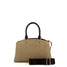 Borbonese Borsa a mano Small OP Naturale Nero - 4