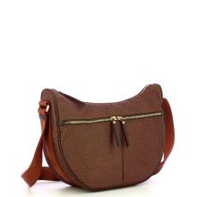 Borbonese Tracolla Luna Bag Middle Terracotta - 2