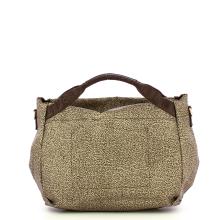 Borbonese Bauletto Medium OP Naturale Testa Moro - 3