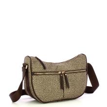 Borbonese Tracolla Luna Bag Small OP Naturale Testa Moro - 2