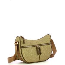 Borbonese Tracolla Luna Bag Small Verde Olio - 2