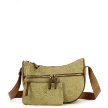 Borbonese Tracolla Luna Bag Small Verde Olio - 4