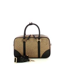 Borbonese Bauletto Medium OP Naturale Nero - 4