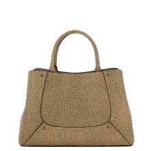 Borbonese Borsa a mano Medium OP Naturale Nero - 1