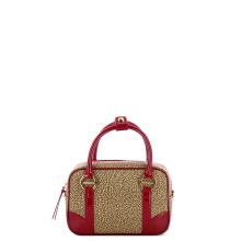 Borbonese Bauletto Small OP Naturale Rosso - 1